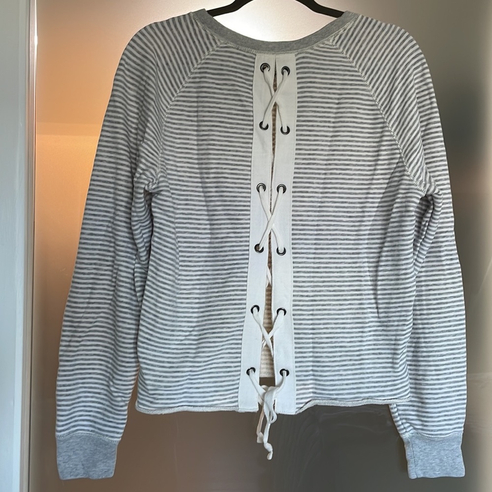 Abercrombie & Fitch Sweatshirt with open weave back